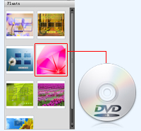 Personnaliser le menu DVD