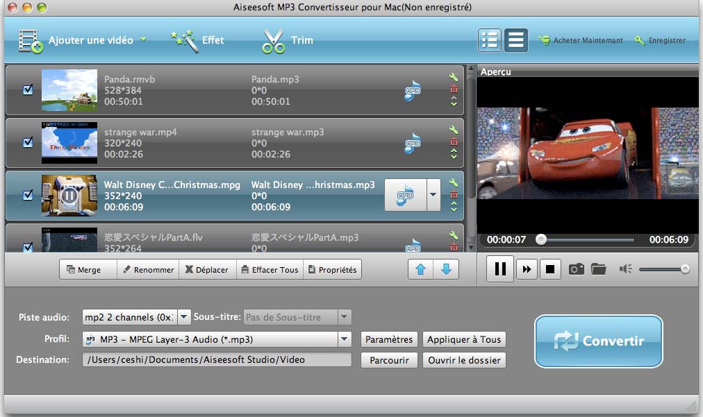 convertisseur wma to mp3 mac